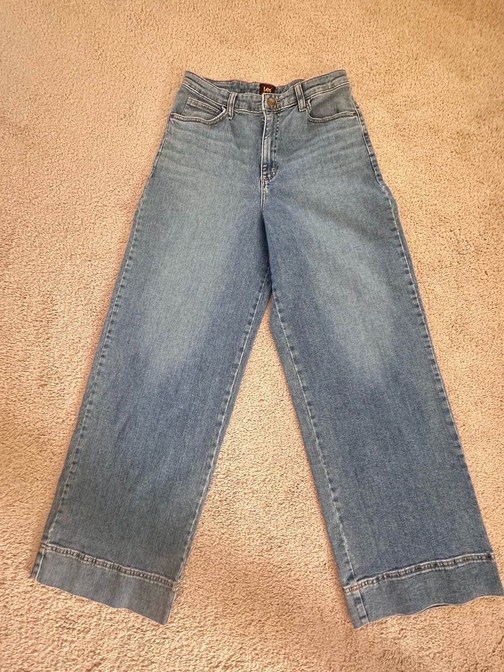 Lee Light Blue Wide Leg Women’s Jeans Sz 12